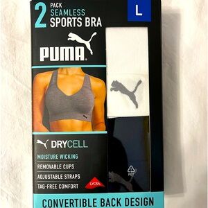 Puma Seamless Multi pack(2)
NWT)
Sports Bras